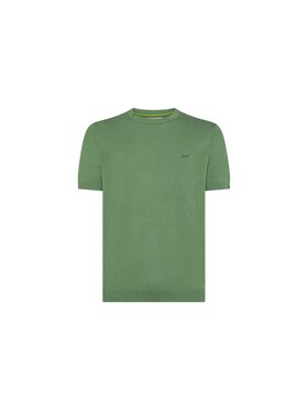 SUN68 SUN68 T-shirt q-roa-35787 Verde Regular Fit