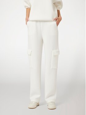 Guess Guess Spodnie materiałowe 169839 Biały Slim Fit