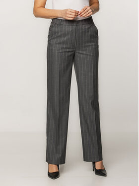 Willsoor Willsoor Spodnie materiałowe 67929 Szary Regular Fit