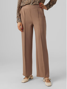 Vero Moda Vero Moda Szövet nadrág 10296830 Barna Relaxed Fit