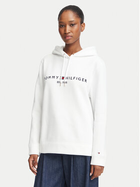 Tommy Hilfiger Tommy Hilfiger Μπλούζα Heritage WW0WW31998 Λευκό Regular Fit