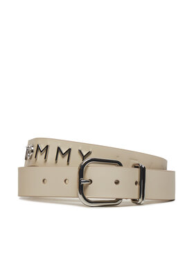 Tommy Jeans Tommy Jeans Damengürtel Tjw Bold Leather 3.0 AW0AW16255 Écru