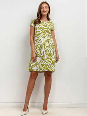 Tessita Tessita Sukienka koktajlowa T423/3/XXL Zielony Regular Fit