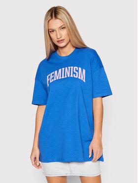 ONLY ONLY Marškinėliai Stina 15259043 Mėlyna Oversize