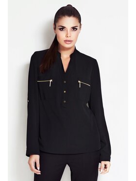 Awama Awama Košile A051 Černá Basic Fit