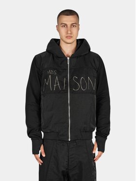 MADE BY SOCIETY MADE BY SOCIETY Kurtka anorak PULSE Hoodie - H17740 Czarny Basic Fit