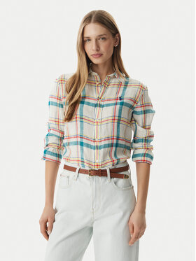 Polo Ralph Lauren Polo Ralph Lauren Marškiniai 211970733501 Kreminė Classic Fit