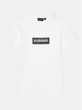Napapijri Napapijri T-särk Chamois NP0A4HYL M Valge Regular Fit