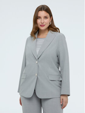 Fiorella Rubino Fiorella Rubino Marynarka Q007T000245N0R4 Szary Regular Fit