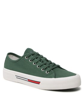 Tommy Jeans Tommy Jeans Tennis Canvas Sneaker EM0EM01299 Vert