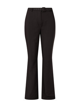 QUIOSQUE QUIOSQUE Kalhoty z materiálu Quiosque 3TC001299 Černá Regular Fit