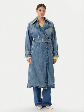 HUGO HUGO Trench Garena 50541545 Blu Oversize