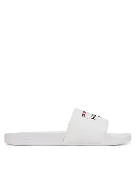 Tommy Hilfiger Tommy Hilfiger Papucs Flags Pool Slide FM0FM05431 Fehér