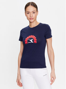 Diadora Diadora Тишърт 102.179332 Тъмносин Regular Fit