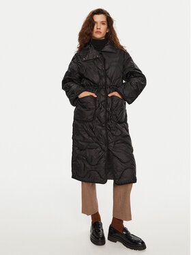 Deha Deha Kurtka zimowa D12833 Czarny Relaxed Fit