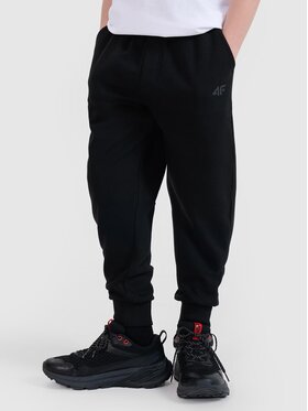 4F 4F Spodnie dresowe 4FJWSS25TTROM1112-20S Czarny Regular Fit