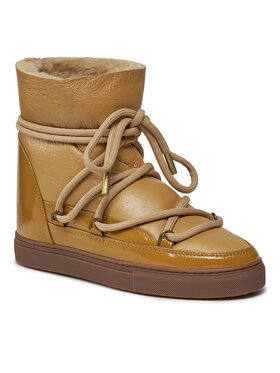 Inuikii Inuikii Sniego batai Gloss Wedge 75203-007 Smėlio