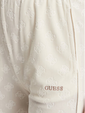 Guess Hlače Krissy V4BB05 KCHS2 Bijela Relaxed Fit