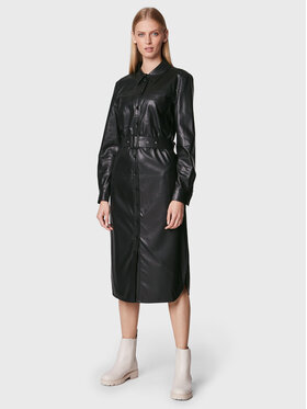 Marc Aurel Marc Aurel Сукня зі штучної шкіри 6836 2000 93017 Чорний Regular Fit