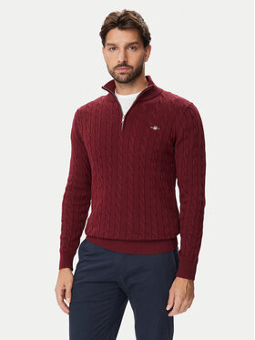 Gant Gant Πουλόβερ 8050603 Μπορντό Regular Fit