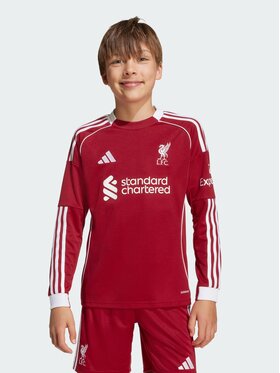 adidas adidas Koszulka techniczna Liverpool FC 25/26 Long Sleeve Home Jersey Czerwony Regular Fit