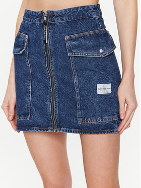 Calvin Klein Jeans Calvin Klein Jeans Jeansrock J20J220669 Blau Regular Fit