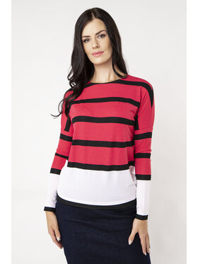 QUIOSQUE QUIOSQUE Bluzka POSY BLOUSE Czerwony Regular Fit
