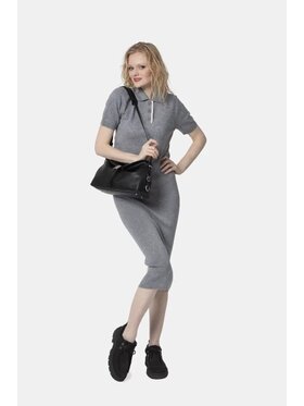 PINKO PINKO Polo Gorgona Szary Regular Fit