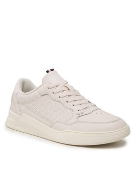 Tommy Hilfiger Superge Elevated Cupsole Mono Detail FM0FM04698 Écru