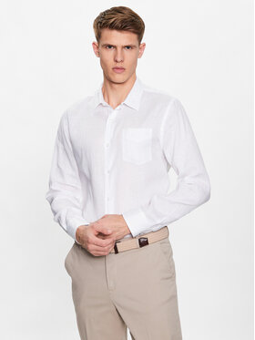 Guess Guess Camicia Island M2YH44 WERX0 Bianco Slim Fit