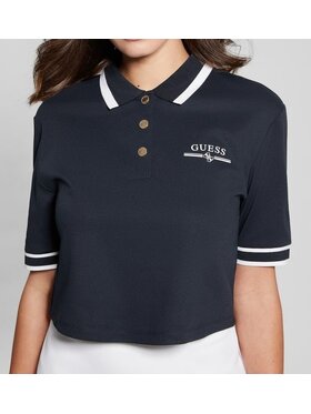 Guess Guess Polo V4GP25KBXQ2 A71W Granatowy Slim Fit