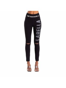 LaBellaMafia LaBellaMafia Legginsy LABELLAMAFIA LEGGING MUST HAVE BLACK Czarny Regular Fit