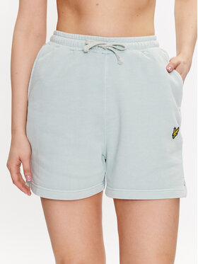 Lyle & Scott Lyle & Scott Športové kraťasy Pigment Dye Sweatshorts SHW1801V Zelená Regular Fit