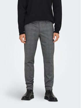 Only & Sons Only & Sons Chino kalhoty 22019887 Šedá Slim Tapered Fit
