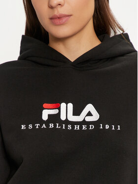 Fila Majica Dugih Rukava Unisex Brunssum FAU0145 Crna Regular Fit