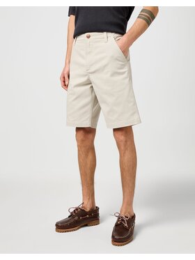 Wrangler Wrangler Szorty CJ CHINO SHORTS Biały Regular Fit