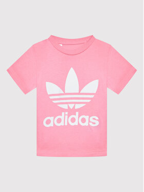 adidas adidas T-shirt Trefoil HK7502 Rose Regular Fit