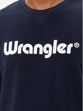 Wrangler Majica Dugih Rukava Logo 112350539 Écru Regular Fit