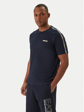 EA7 Emporio Armani EA7 Emporio Armani Tričko 7M001476 AF10375 Modrá Regular Fit