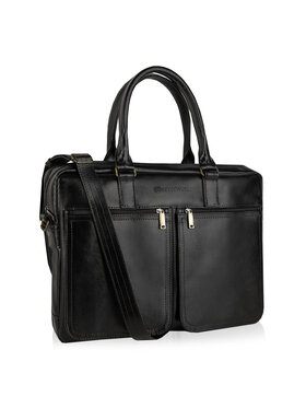 Betlewski Betlewski Torba na laptopa BTM-02 Czarny