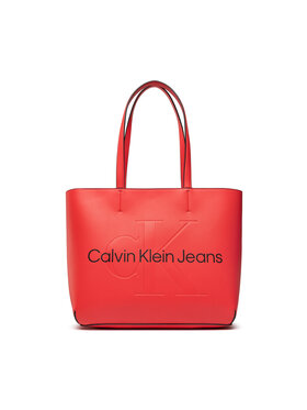 Calvin Klein Jeans Calvin Klein Jeans Geantă Sculpted Shopper29 Mono K60K609195 Roșu