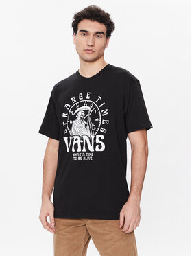 Vans Vans T-krekls Strange Times VN000040 Melns Classic Fit