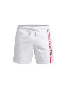 Bikkembergs Bikkembergs Costume da bagno costume - Bikkembergs - side lines Bianco Regular Fit