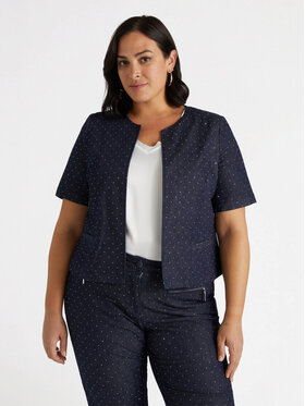Fiorella Rubino Fiorella Rubino Kurtka outdoor Q516T000195N034 Niebieski Boxy Fit
