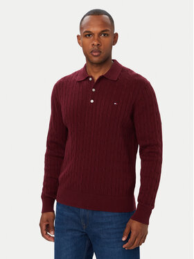 Tommy Hilfiger Tommy Hilfiger Džemperis Classic MW0MW41955 Bordo Regular Fit