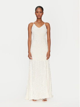 YAS YAS Abendkleid Mira 26036359 Creme Regular Fit