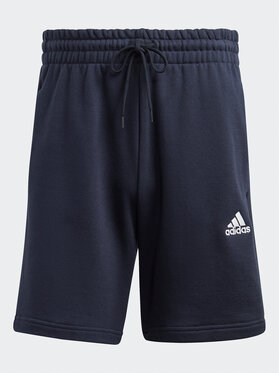 Adidas Sportske Kratke Hlače Essentials French Terry 3-Stripes Shorts IC9436 Plava Regular Fit