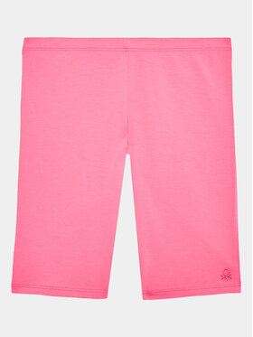 United Colors Of Benetton United Colors Of Benetton Szorty rowerowe 3MT1C901D Różowy Slim Fit