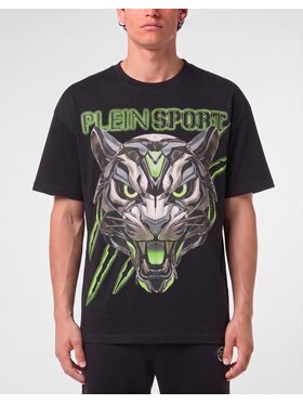 Plein Sport Plein Sport Tričko 31529 Čierna Regular Fit
