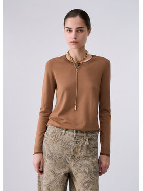 Liu Jo Liu Jo Maglione WF6015MS49I81020 Beige Regular Fit